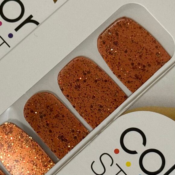 New Color Street “Pumpkin Spice & Everything Nice” Burnt Orange Nail Strips - Picture 1 of 1